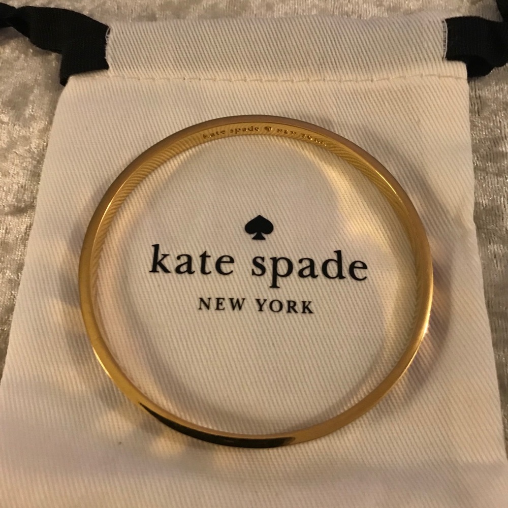 GIFTED Kate Spade Purple and Gold Bangle Bracelet - Picture 4 of 8